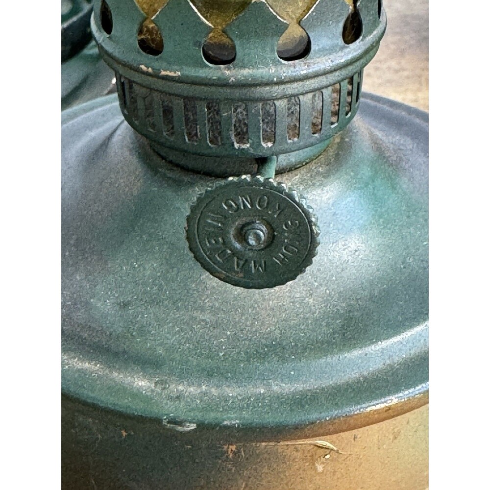 Vintage Amber Glass and Metalwork Lantern - Decorative Home Accent - Picture 7 of 9